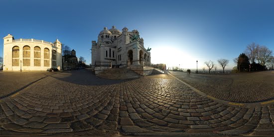 Equirectangular Sacré coeur by Alexandre Duret-Lutz