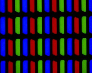 300X magnification of an LCD panel. (Image from wikipedia)