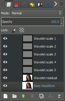 Pat David Open Source Headshot Wavelet Scales GIMP